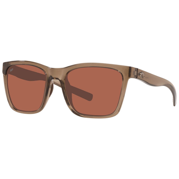 Costa del Mar Panga Sunglasses in Shiny Taupe Crystal with Copper 580p lenses