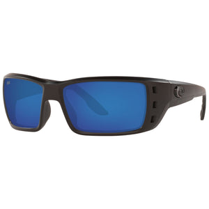Costa del Mar Permit Sunglasses in Blackout with Blue Mirror 580g lenses