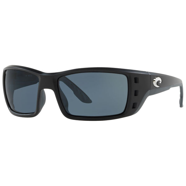 Costa del Mar Permit Sunglasses in Matte Black with Gray 580p lenses
