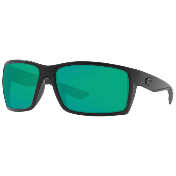 Costa del Mar Reefton Sunglasses in Blackout with Green Mirror 580p lenses
