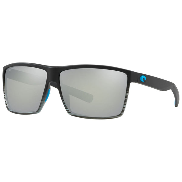 Costa del Mar Rincon Sunglasses in Matte Smoke Crystal Fade with Gray-Silver Mirror 580g lenses