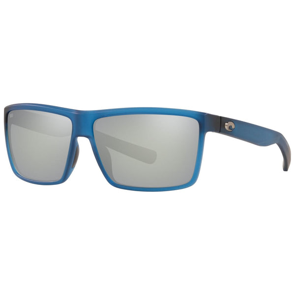 Costa del Mar Rinconcito Sunglasses in Matte Atlantic Blue with Gray Silver Mirror 580g lenses