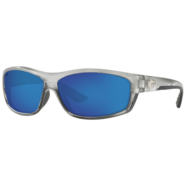 Costa del Mar Saltbreak Sunglasses in Silver with Blue Mirror lenses 580g lenses
