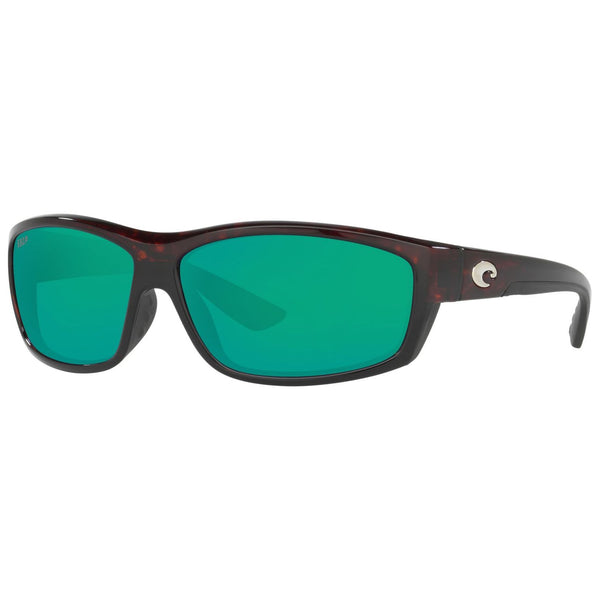 Costa del Mar Saltbreak Sunglasses in Tortoiseshell with Green Mirror 580p lenses