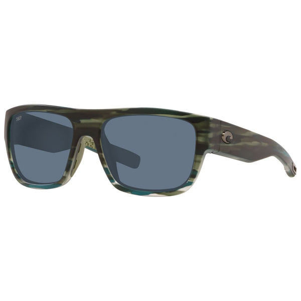 Costa del Mar Sampan Sunglasses in Matte Reef with Gray 580p lenses