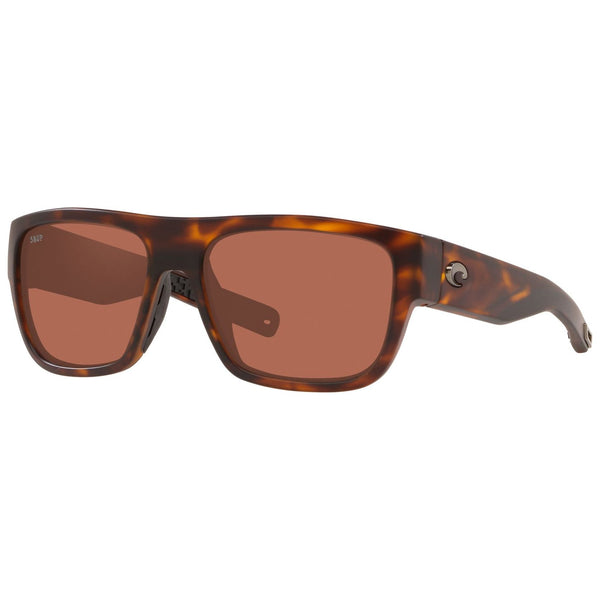 Costa del Mar Sampan Sunglasses in Matte Tortoiseshell with Copper 580p lenses