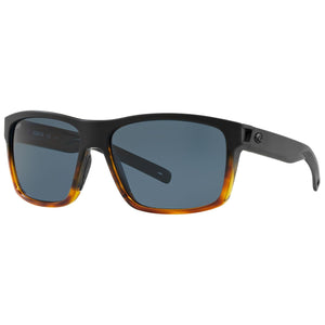 Costa del Mar Slack Tide Sunglasses in Matte Black and Tortoiseshell with Gray 580p lenses