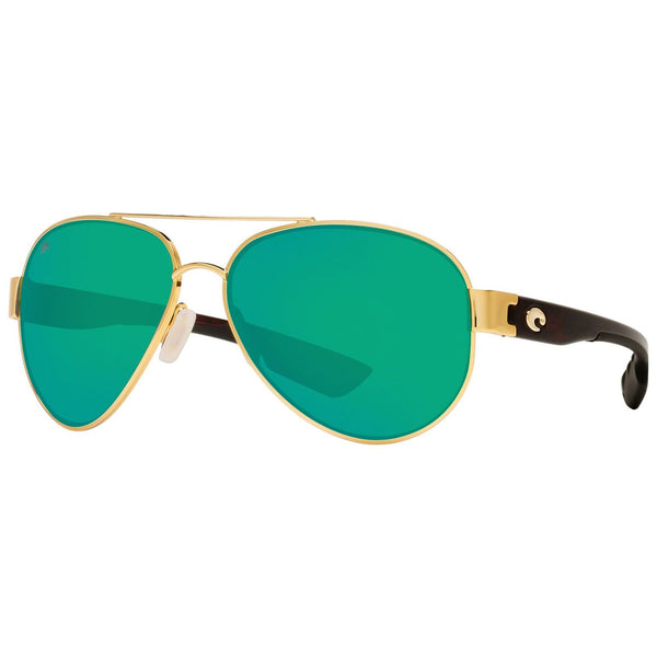 Costa del Mar South Point Sunglasses in Gold with Green Mirror 580g lenses