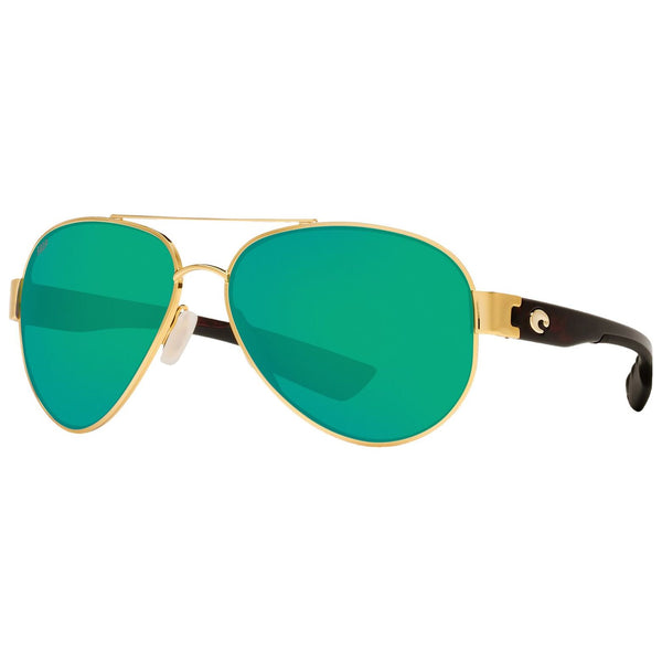 Costa del Mar South Point Sunglasses in Gold with Green Mirror 580p lenses