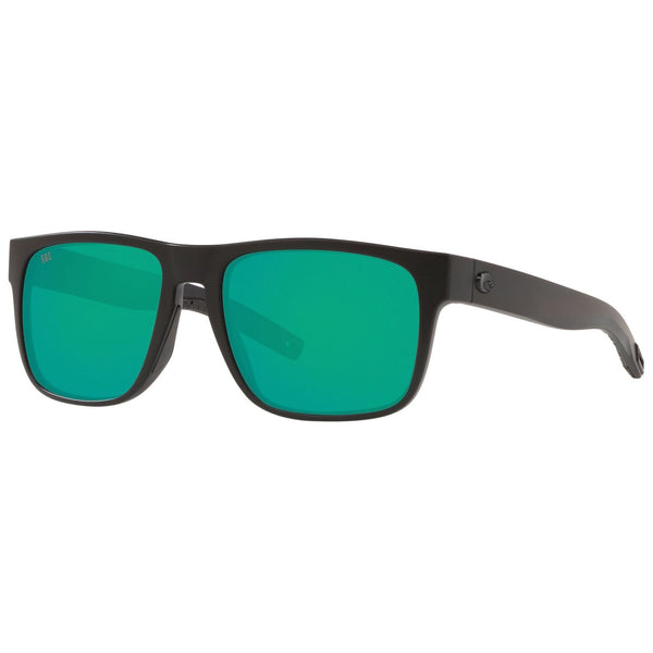 Costa del Mar Spearo Sunglasses in Blackout with Green Mirror 580g lenses