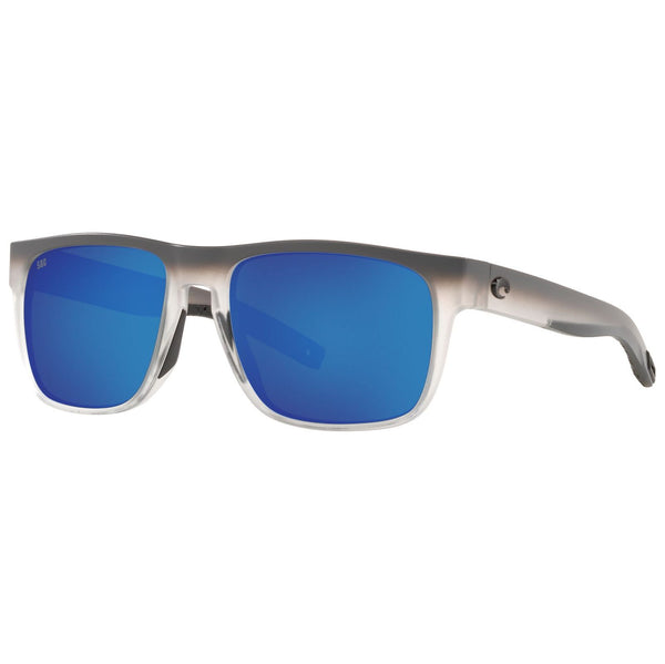 Ocearch Costa del Mar Spearo Sunglasses in Matte Fog Gray with Blue Mirror 580g lenses