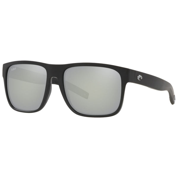 Costa del Mar Spearo XL Sunglasses in Matte Black with Gray-Silver Mirror 580g lenses