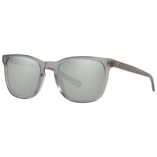 Costa del Mar Sullivan Sunglasses in Matte Gray Crystal with Silver Mirror 580g lenses