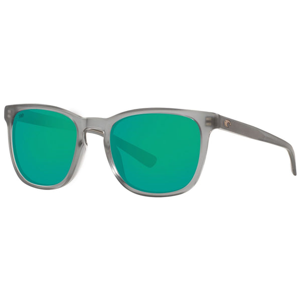 Costa del Mar Sullivan Sunglasses in Matte Gray Crystal with Green Mirror 580g lenses