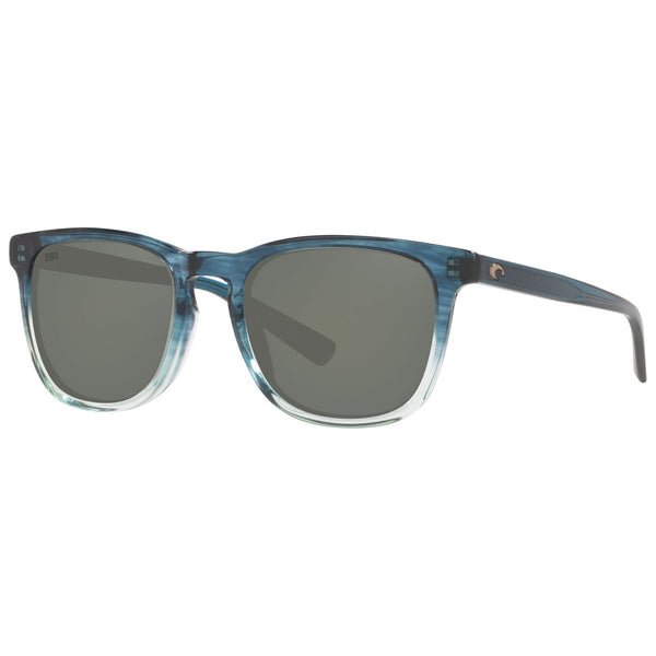 Costa del Mar Sullivan Sunglasses in Shiny Deep Teal Fade with Gray 580g lenses