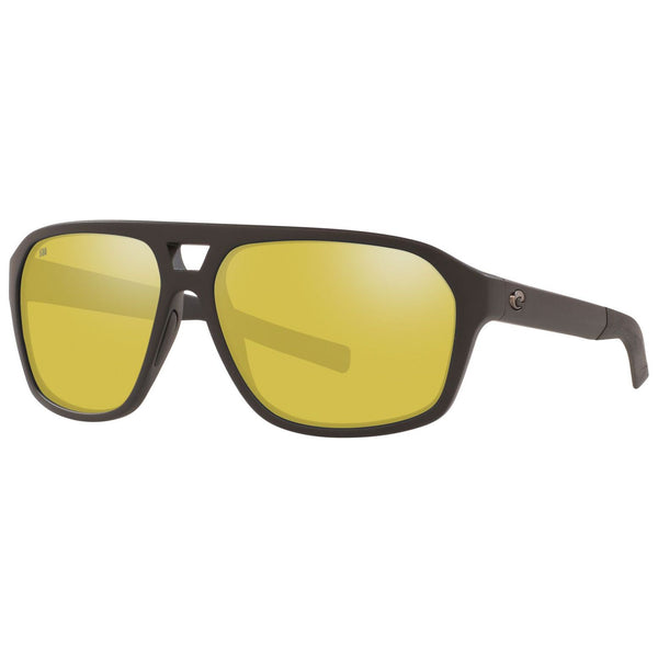 Ocearch Costa del Mar Switchfoot Sunglasses in Matte Black with Gray-Silver Mirror 580g lenses 