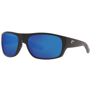 Costa del Mar Tico Sunglasses in Matte Black with Blue Mirror 580g lenses