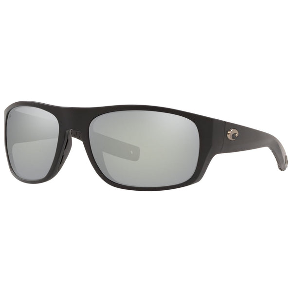 Costa del Mar Tico Sunglasses in Matte Black with Gray-Silver Mirror 580g lenses