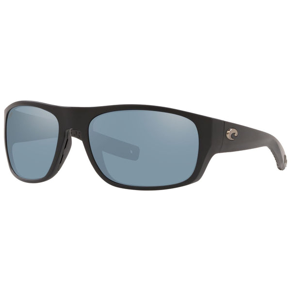 Costa del Mar Tico Sunglasses in Matte Black with Gray-Silver Mirror 580p lenses