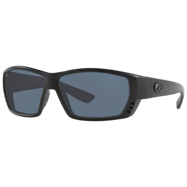 Costa Del Mar Tuna Alley Sunglasses Matte Black Gray 580P