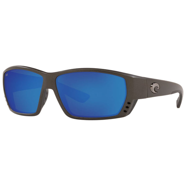 Costa del Mar Tuna Alley Sunglasses in Steel Gray with Metallic Blue Mirror 580g lenses