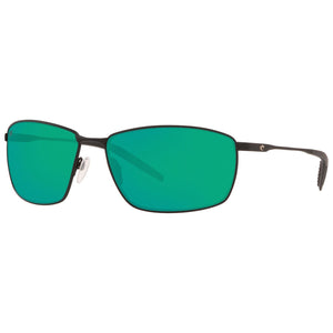 Costa del Mar Turret Sunglasses in Matte Black with Green Mirror 580p lenses