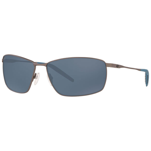 Costa del Mar Turret Sunglasses in Matte Dark Gunmetal with Gray 580p lenses