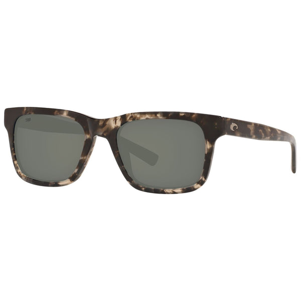 Costa del Mar Tybee Sunglasses in Shiny Black Kelp with Gray 580g lenses