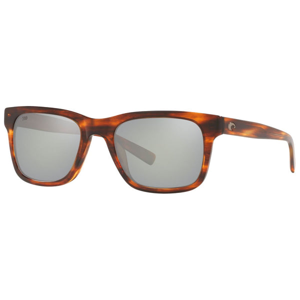 Costa del Mar Tybee Sunglasses in Shiny Tortoiseshell with Gray Silver Mirror 580g lenses
