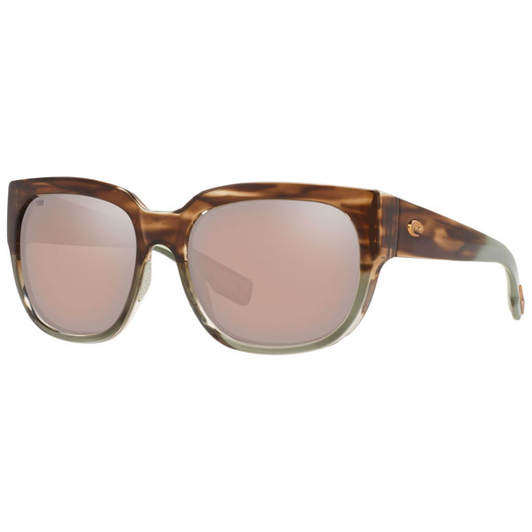 Costa del Mar Waterwoman 2 Sunglasses in Shiny Ocean/Jade with Copper-Silver Mirror 580g lenses