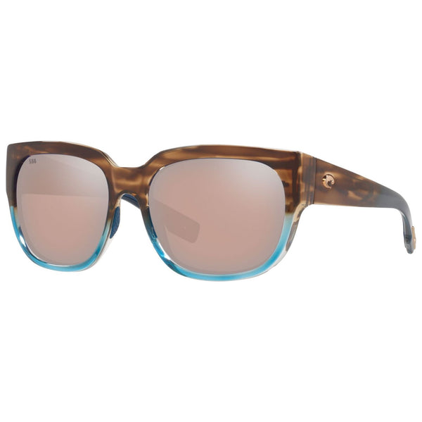 Costa del Mar Waterwoman 2 Sunglasses in Shiny Wahoo with Copper-Silver Mirror with 580g lenses