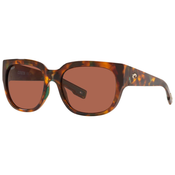Costa del Mar Waterwoman Sunglasses in Shiny Palm Tortoiseshell with Copper 580p lenses