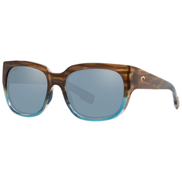 Costa del Mar Waterwoman Sunglasses in Shiny Wahoo with Gray Silver Mirror 580p lenses