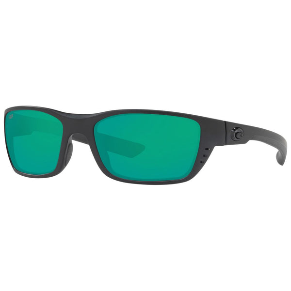 Costa del Mar Whitetip Sunglasses in Blackout with Green Mirror 580p lenses