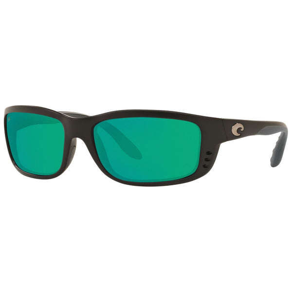 Costa del Mar Zane Sunglasses in Matte Black with Green Mirror 580g lenses