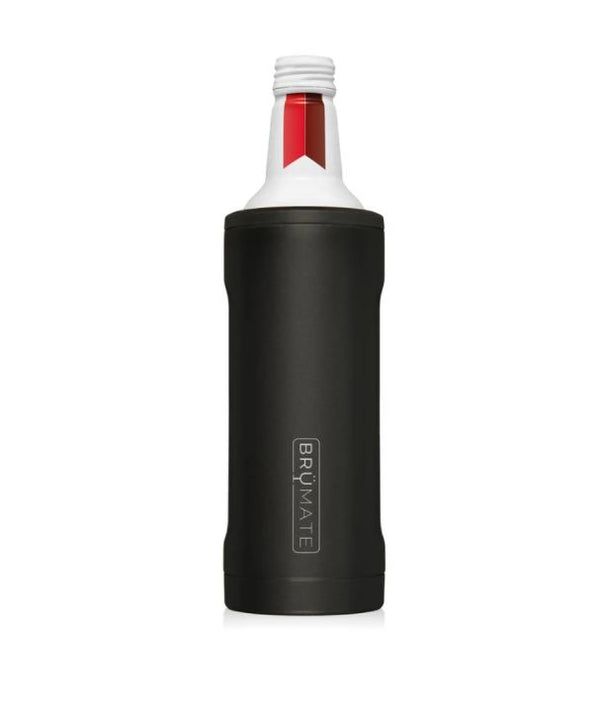 BruMate Hopsulator Twist 16oz Bottle Cooler - Matte Black