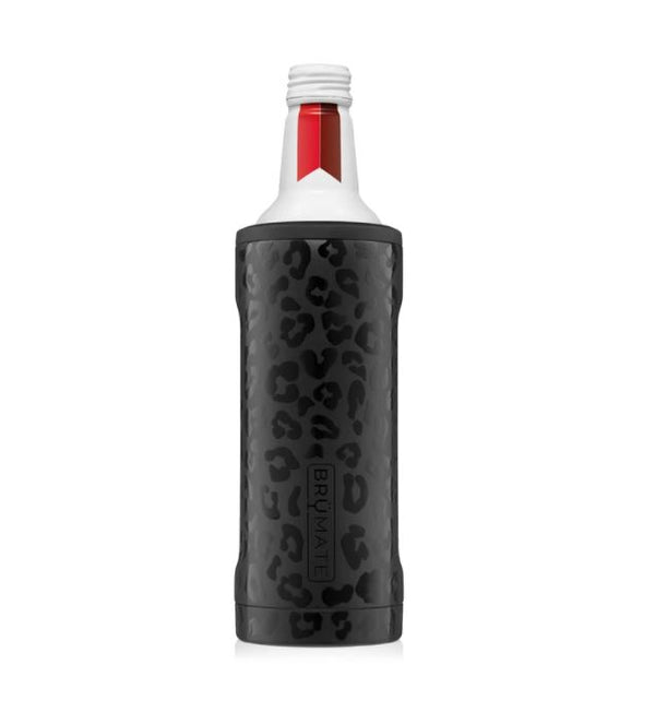 BruMate Hopsulator Twist 16oz Bottle Cooler - Onyx Leopard