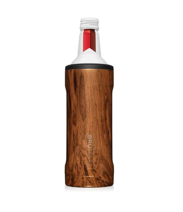 BruMate Hopsulator Twist 16oz Bottle Cooler - Walnut